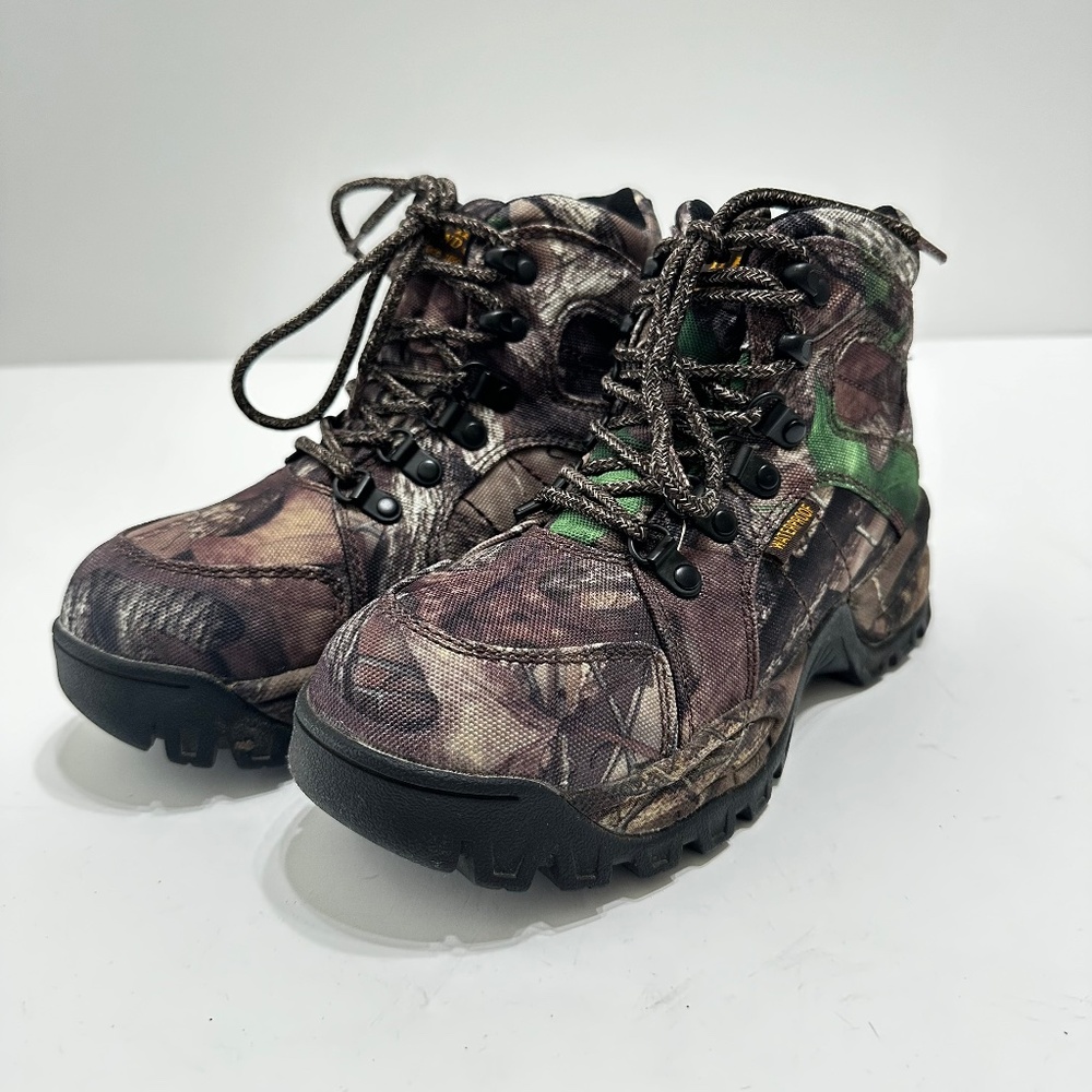 RedHead Cougar II Hunting Boots Kids Youth Size 4 Camo Waterproof Lace Up